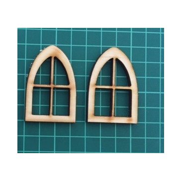 Csúcsos ablakok (2 db)