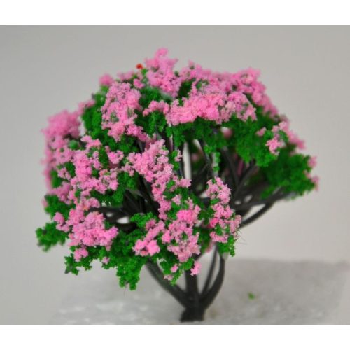 Fa rózsaszín virágokkal 8 cm
