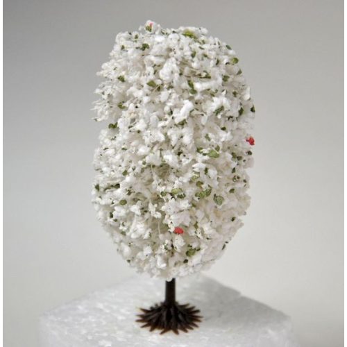 Fa fehér virágokkal 7 cm