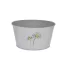 Kerek, virágmintás kaspó