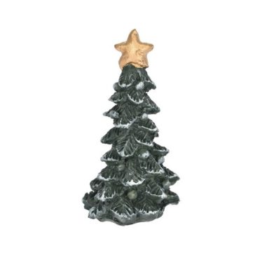 Fenyőfa csillaggal polyresin 5cm