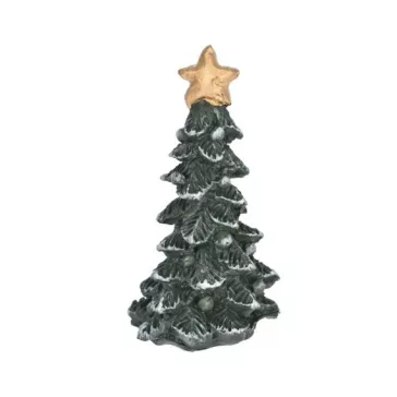 Fenyőfa csillaggal polyresin 5cm