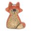 Róka kerámia figura 8 cm