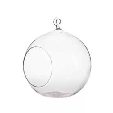 Üveggömb, nyitott 8 cm