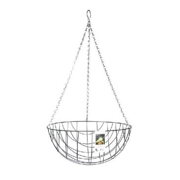 Felakasztható virágkosár kókuszrost betéttel 25 cm