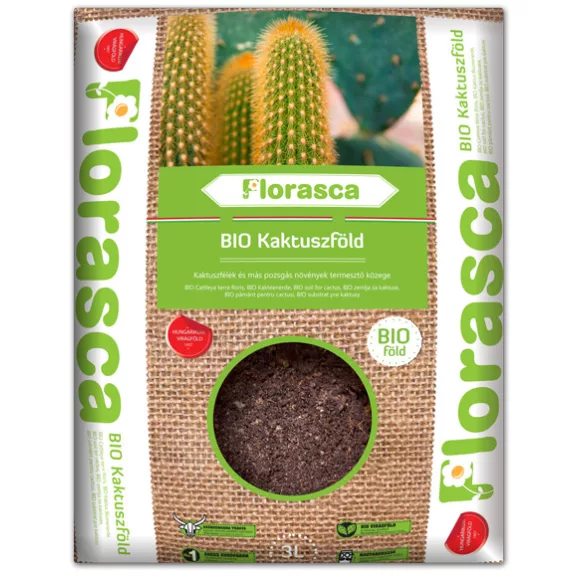 Florasca BIO kaktuszföld 3L Florasca BIO kaktuszföld 3L