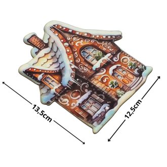 Mézeskalács házikó - dekorkarton