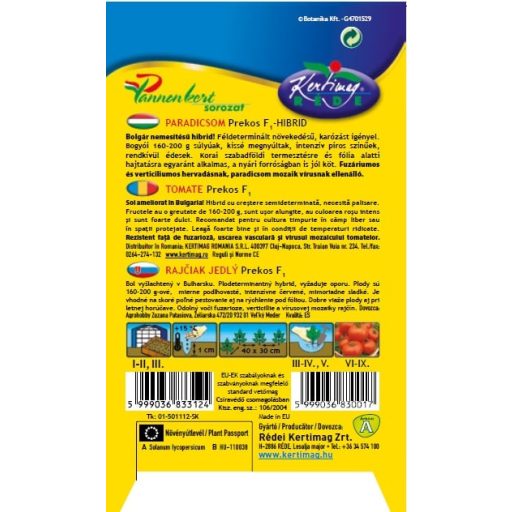 Paradicsom Prekos F1 20 szem (Lejárat 2026)