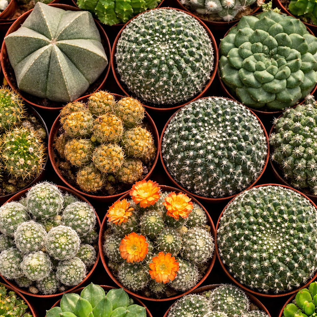 Tökéletes geometriai formák a kaktuszok és pozsgások világában