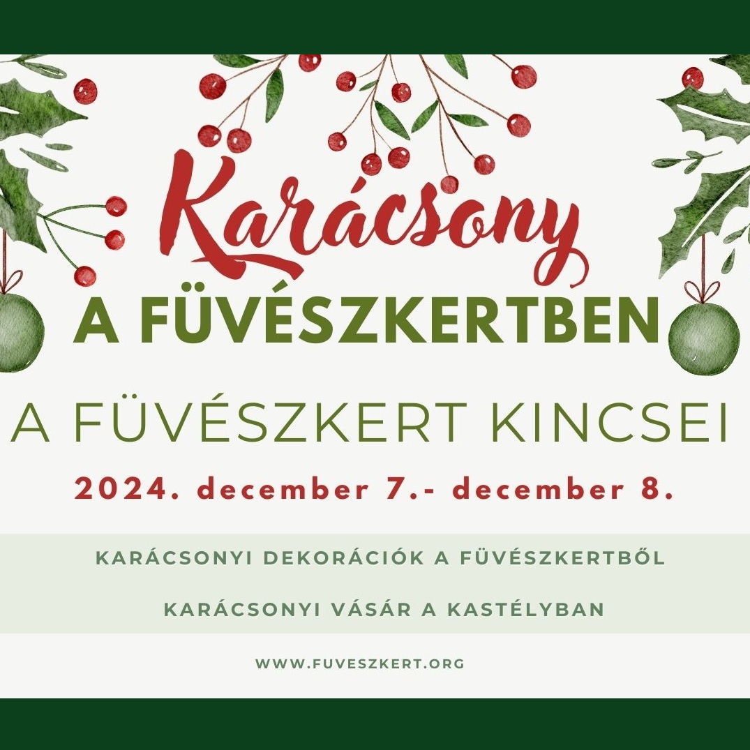 Karácsony a Füvészkertben - A Füvészkert kincsei 