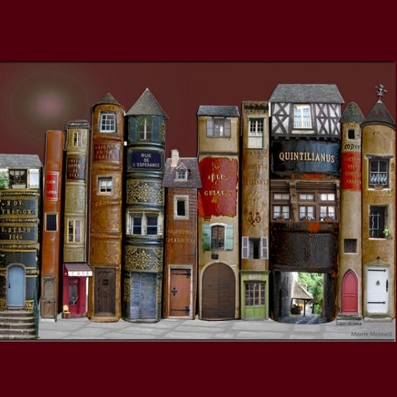 Dekoráció régi könyvekből